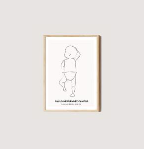 Póster de nacimiento